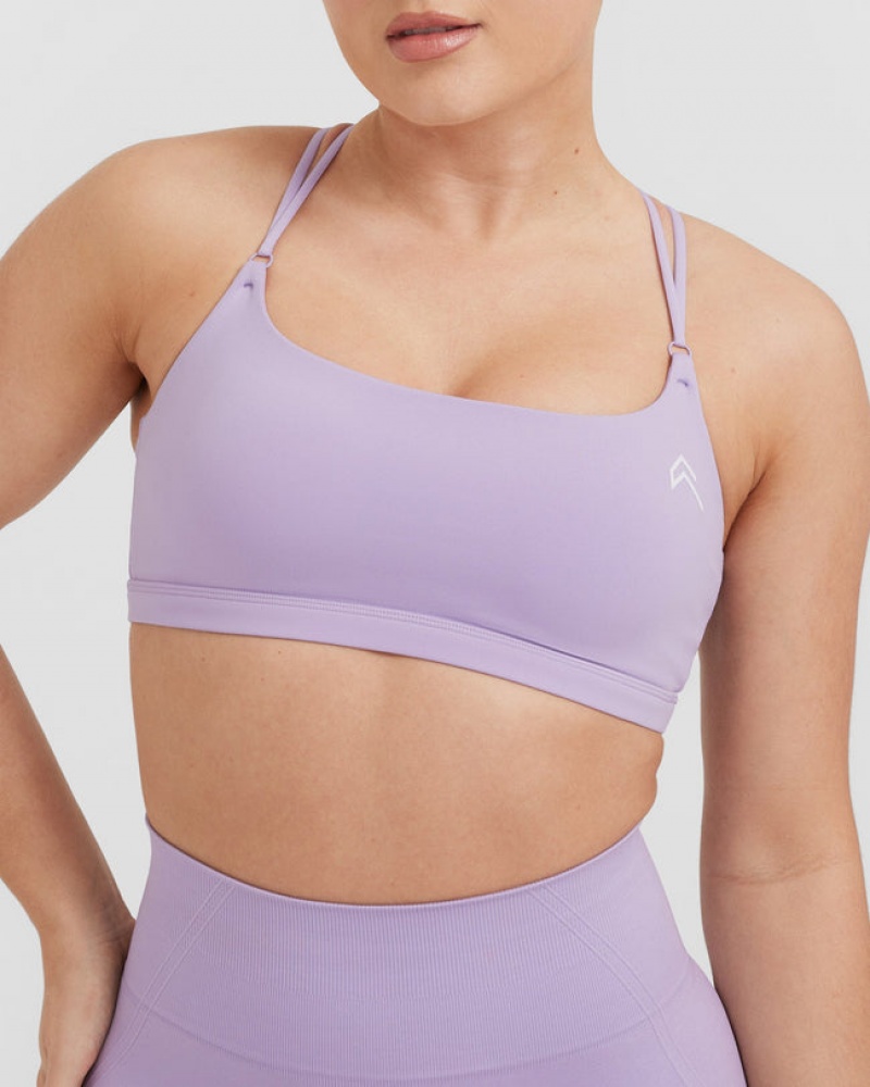 Oner Active Everyday Cross Over Bralette Sports Bras Lilla | 741-MRFZLX