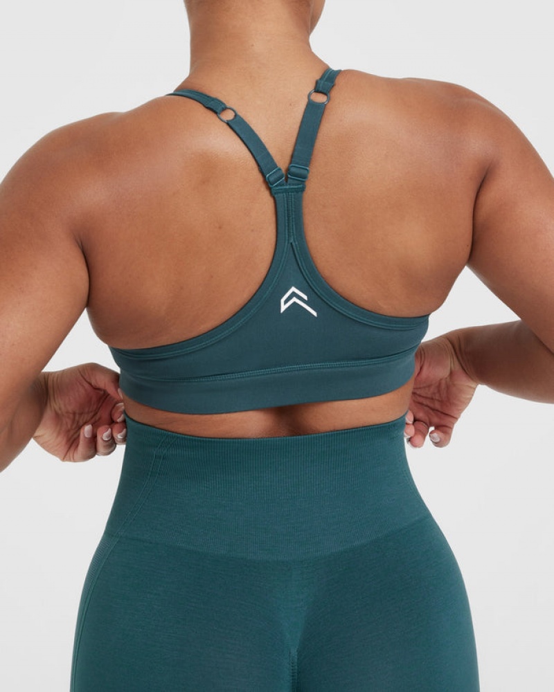 Oner Active Everyday Sports Bras Blå Turkis | 789-QFCRHJ