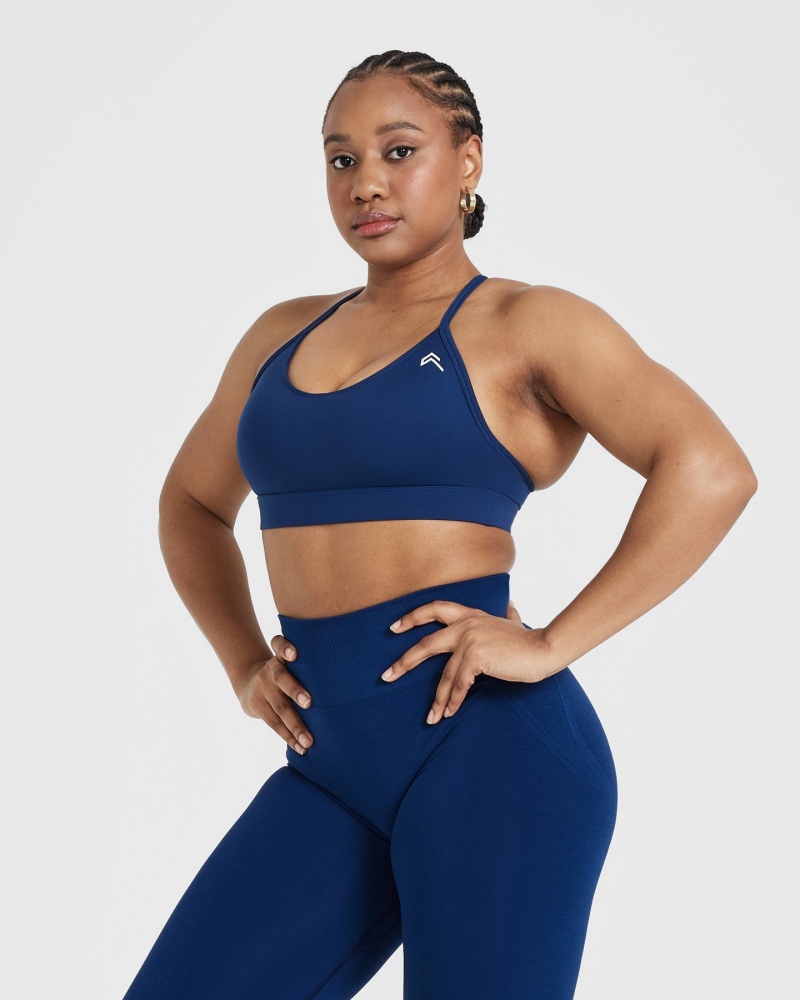 Oner Active Everyday Sports Bras Blå | 807-ULXEPQ