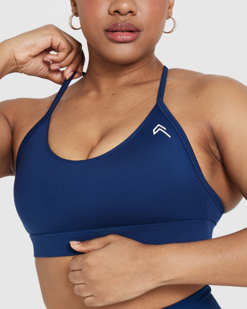 Oner Active Everyday Sports Bras Blå | 807-ULXEPQ