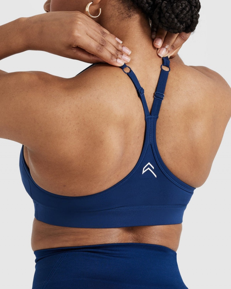 Oner Active Everyday Sports Bras Blå | 807-ULXEPQ