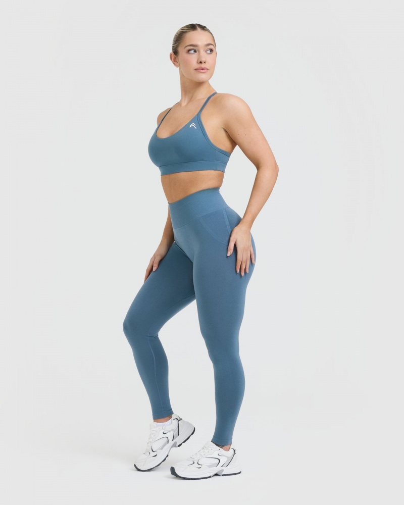 Oner Active Everyday Sports Bras Blå | 892-TLISYA