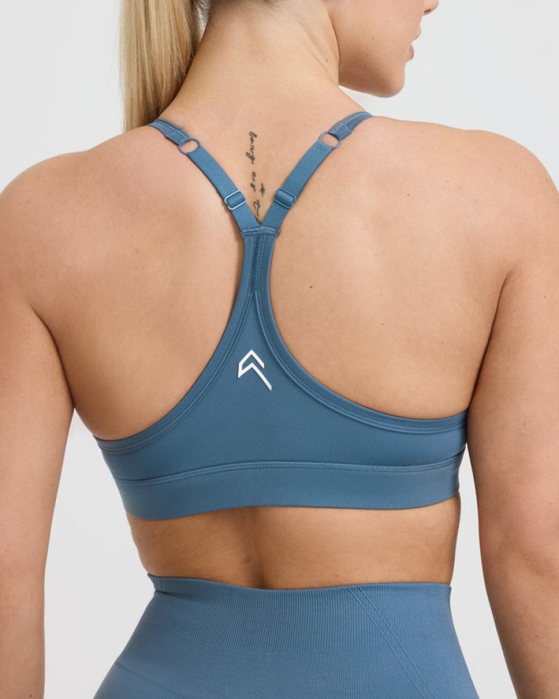 Oner Active Everyday Sports Bras Blå | 892-TLISYA