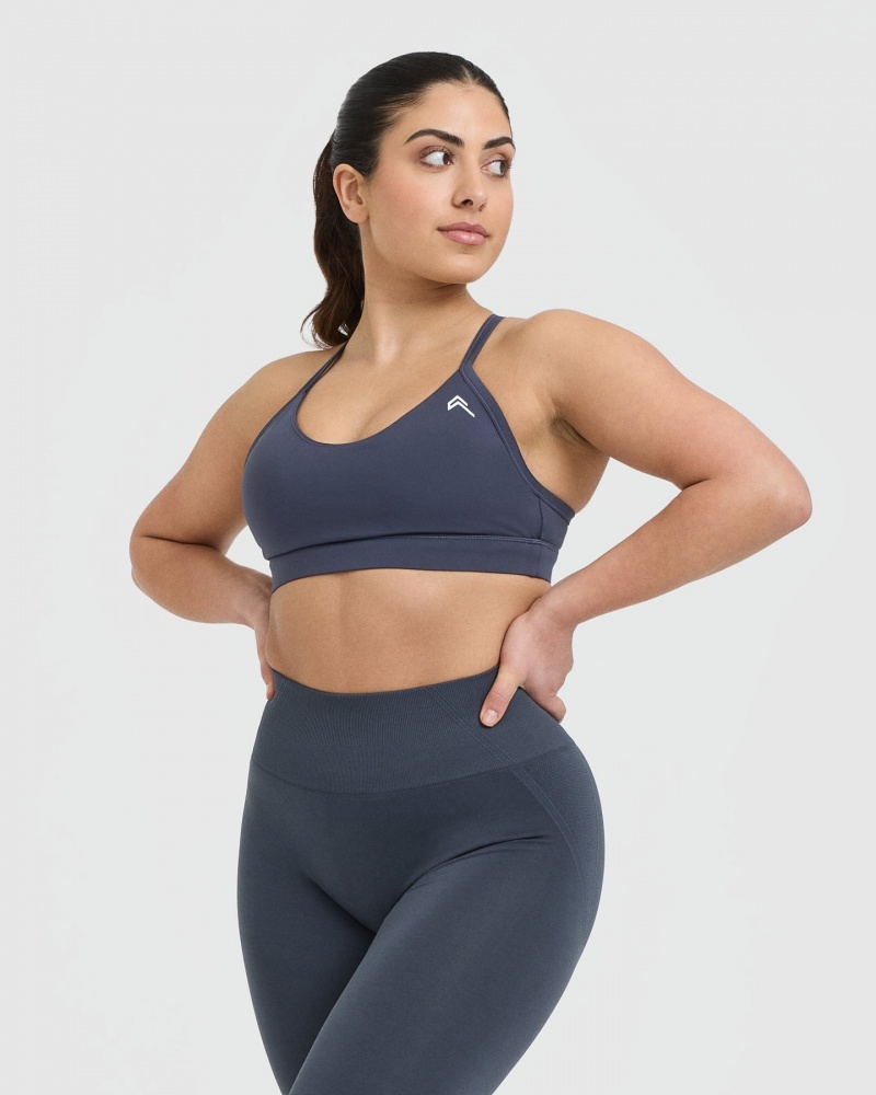 Oner Active Everyday Sports Bras Blå | 918-TMYIKJ