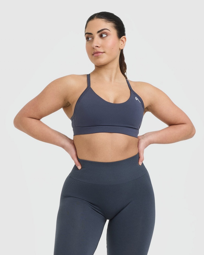 Oner Active Everyday Sports Bras Blå | 918-TMYIKJ