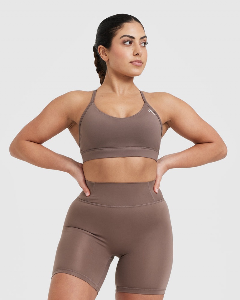 Oner Active Everyday Sports Bras Brune | 607-YLQMXV