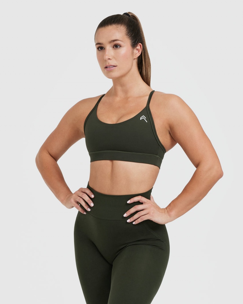 Oner Active Everyday Sports Bras Khaki | 019-ANMRZS