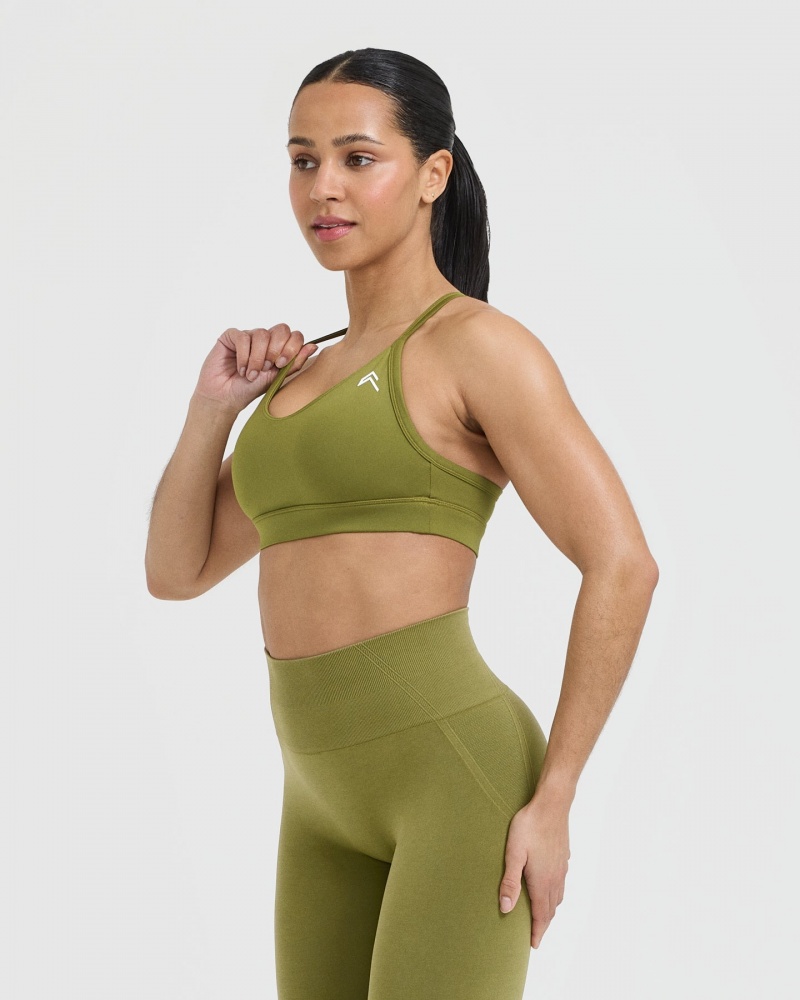 Oner Active Everyday Sports Bras Olivengrøn Grøn | 428-MFPRDE