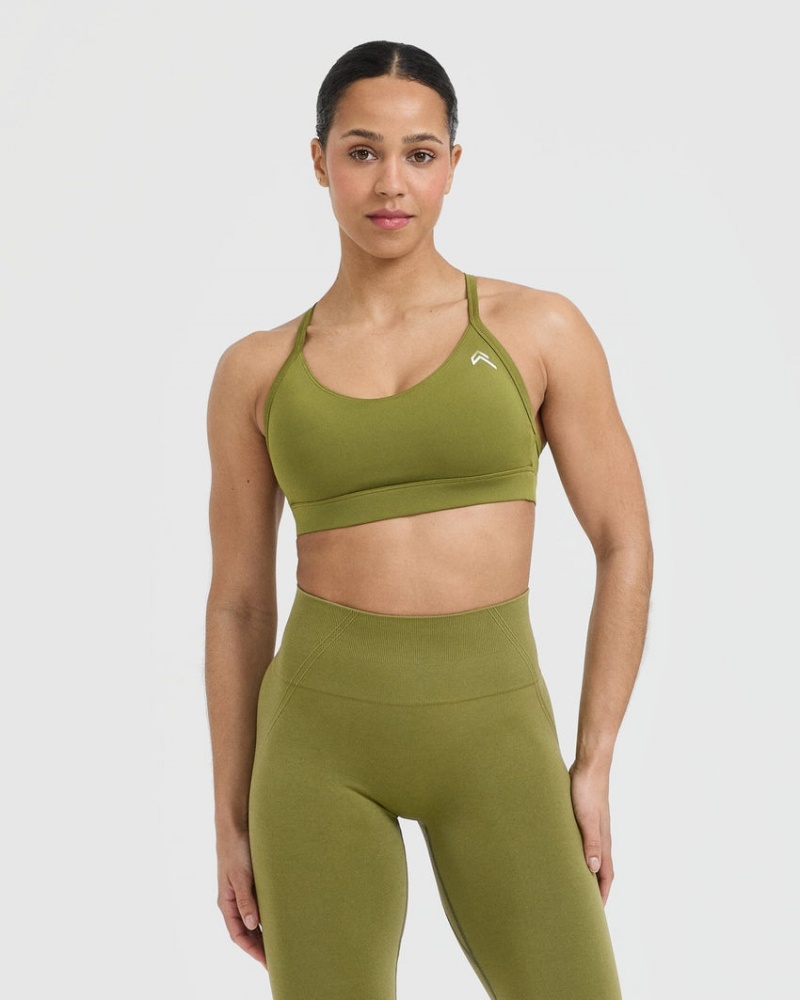 Oner Active Everyday Sports Bras Olivengrøn Grøn | 428-MFPRDE