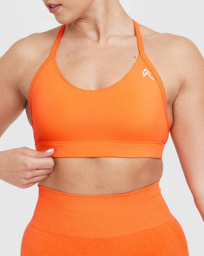 Oner Active Everyday Sports Bras Orange | 218-CBARLT