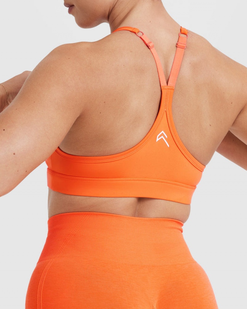 Oner Active Everyday Sports Bras Orange | 218-CBARLT