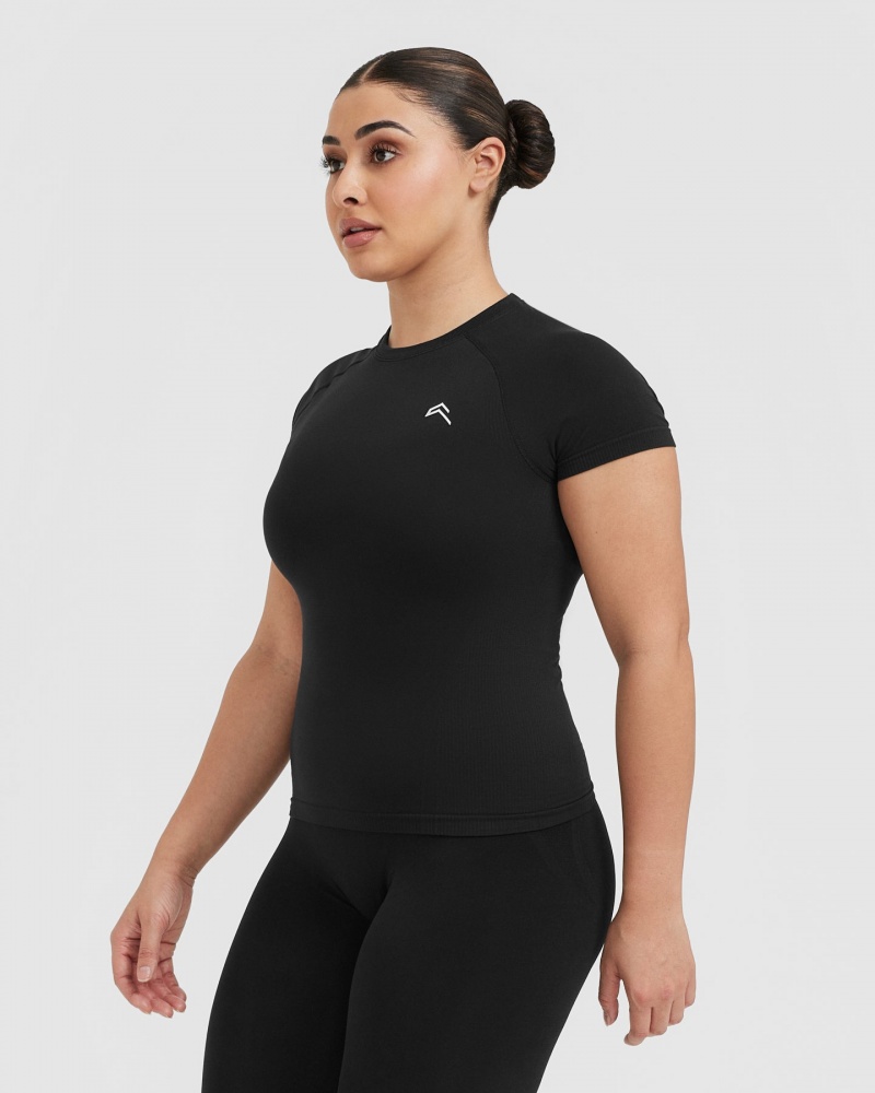 Oner Active Go To Seamless Fitted T Shirts Sort | 504-ASYZBG