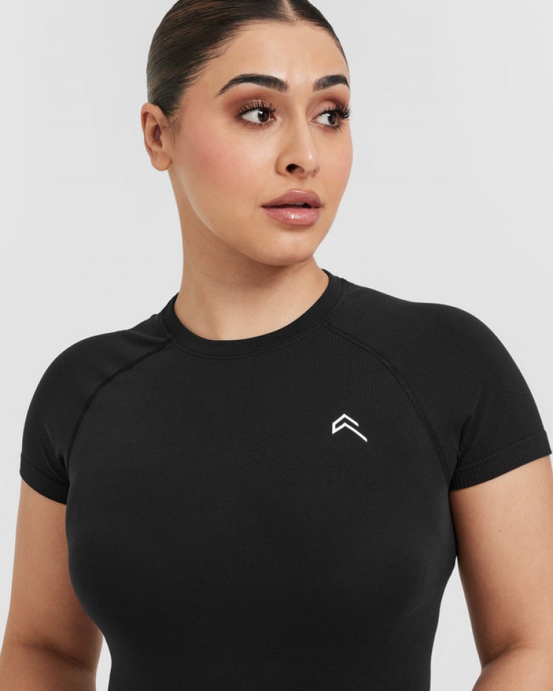 Oner Active Go To Seamless Fitted T Shirts Sort | 504-ASYZBG