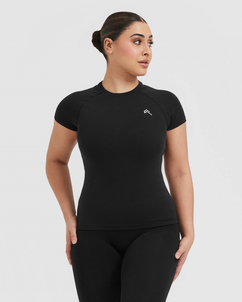 Oner Active Go To Seamless Fitted T Shirts Sort | 504-ASYZBG