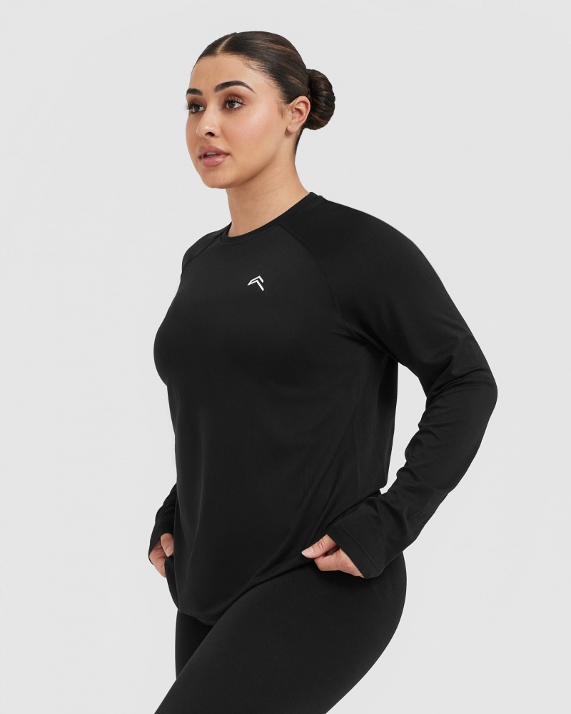 Oner Active Go To Seamless Loose Long Sleeve T Shirts Sort | 052-BGKSXH