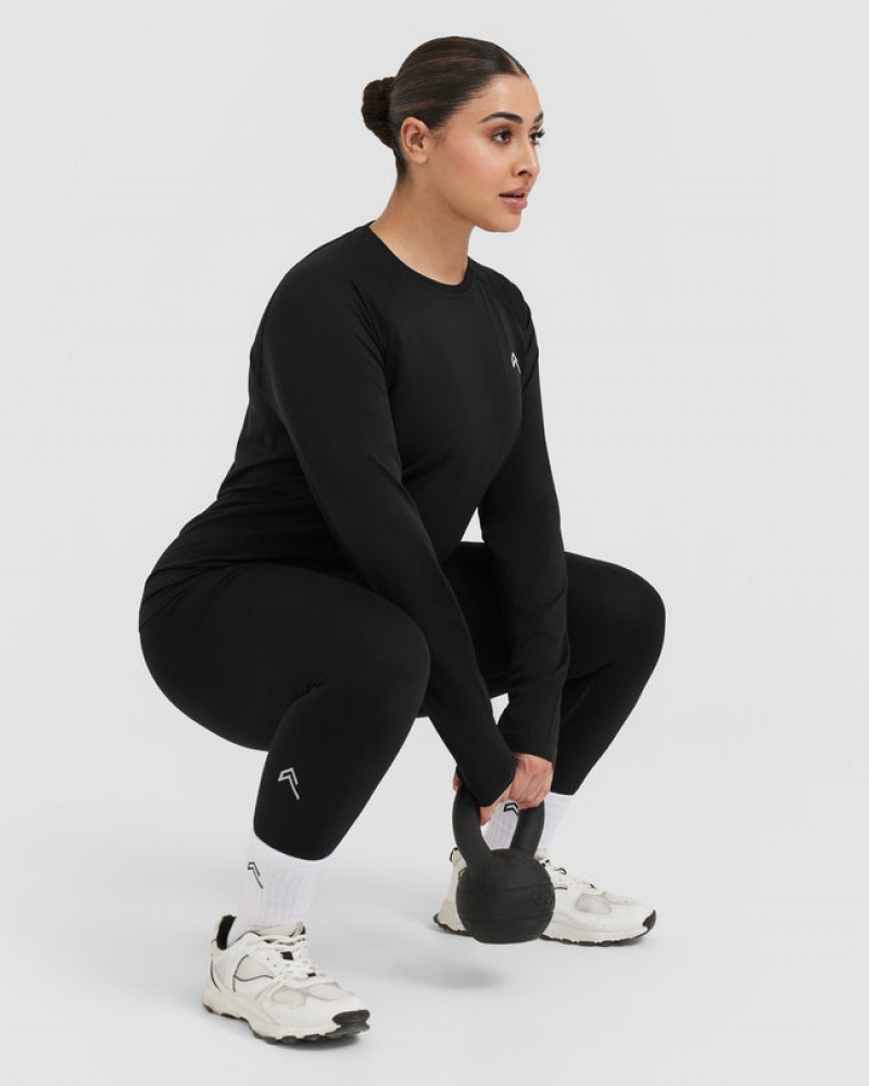 Oner Active Go To Seamless Loose Long Sleeve T Shirts Sort | 052-BGKSXH