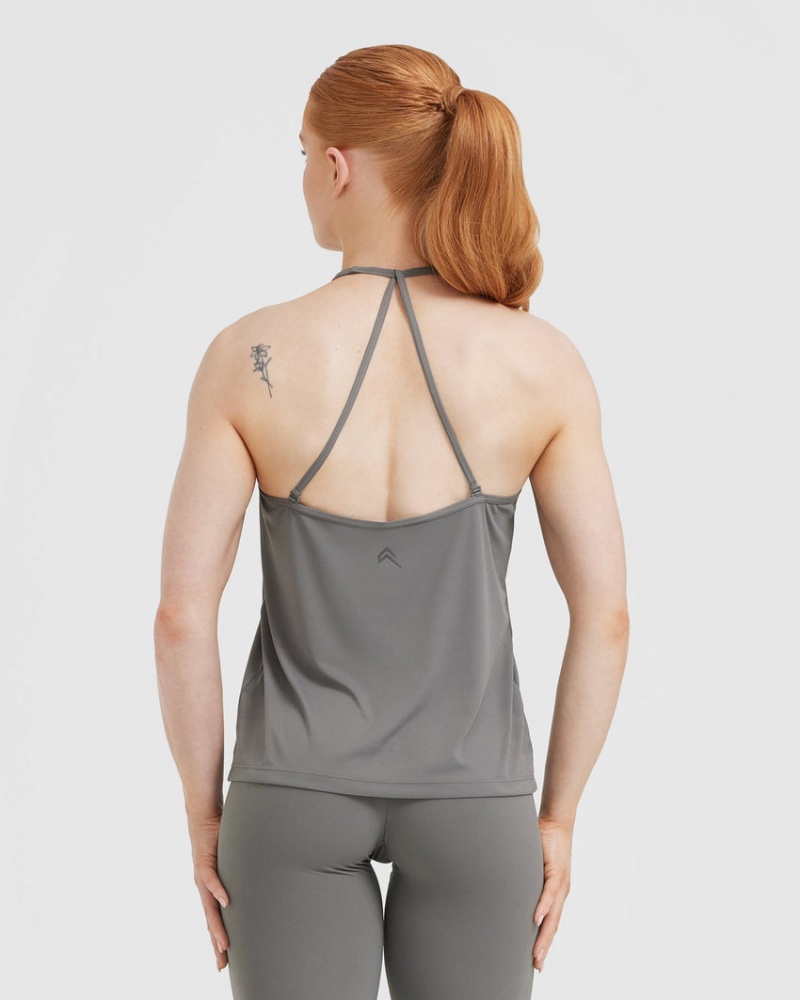 Oner Active Go To Strappy Loose T Shirts Grå | 436-RKNBMA