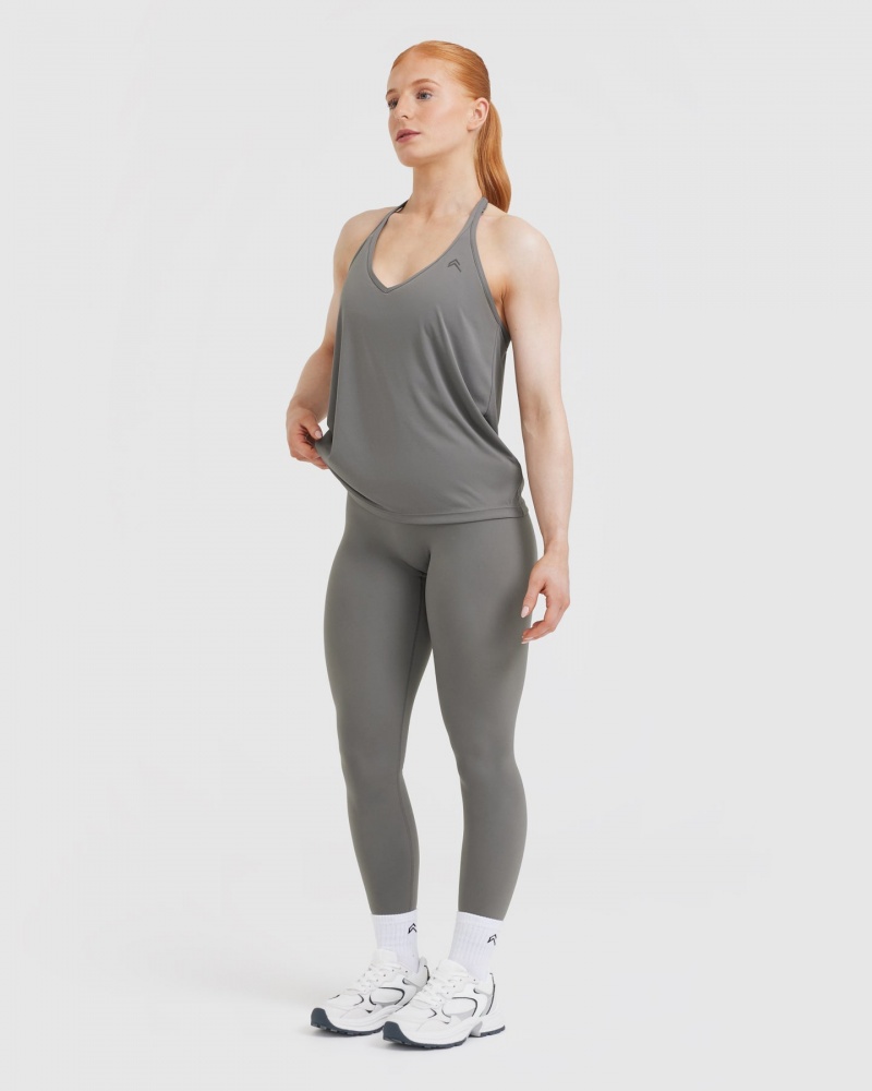 Oner Active Go To Strappy Loose T Shirts Grå | 436-RKNBMA