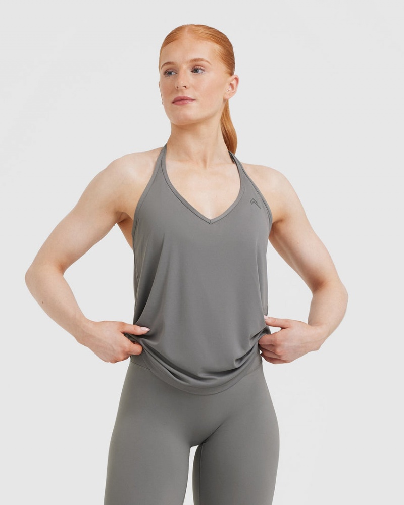 Oner Active Go To Strappy Loose T Shirts Grå | 436-RKNBMA