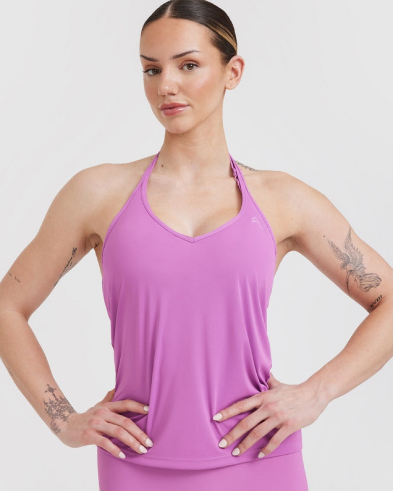 Oner Active Go To Strappy Loose T Shirts Lilla | 810-ADVRUH