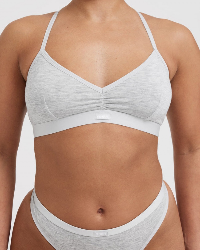 Oner Active Soft Classic Bralette Undertøj Grå | 062-MLTCVD