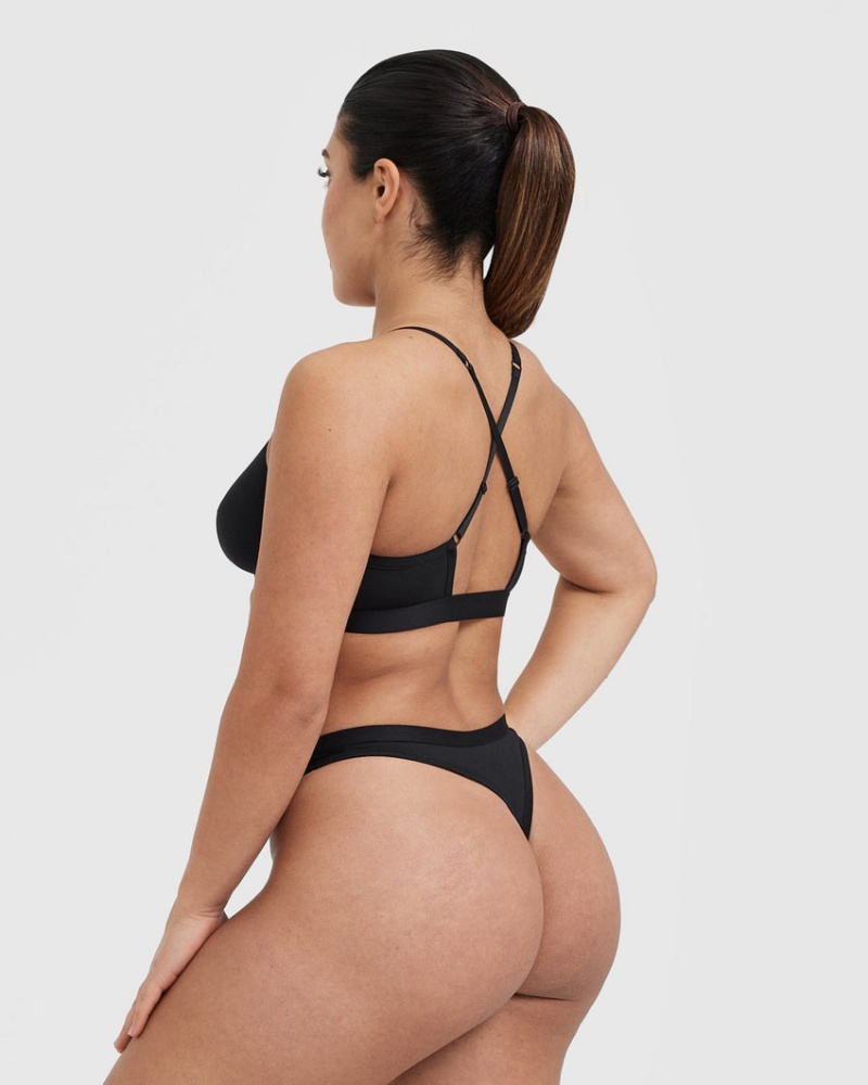 Oner Active Soft Classic Bralette Undertøj Sort | 846-KHXFIA