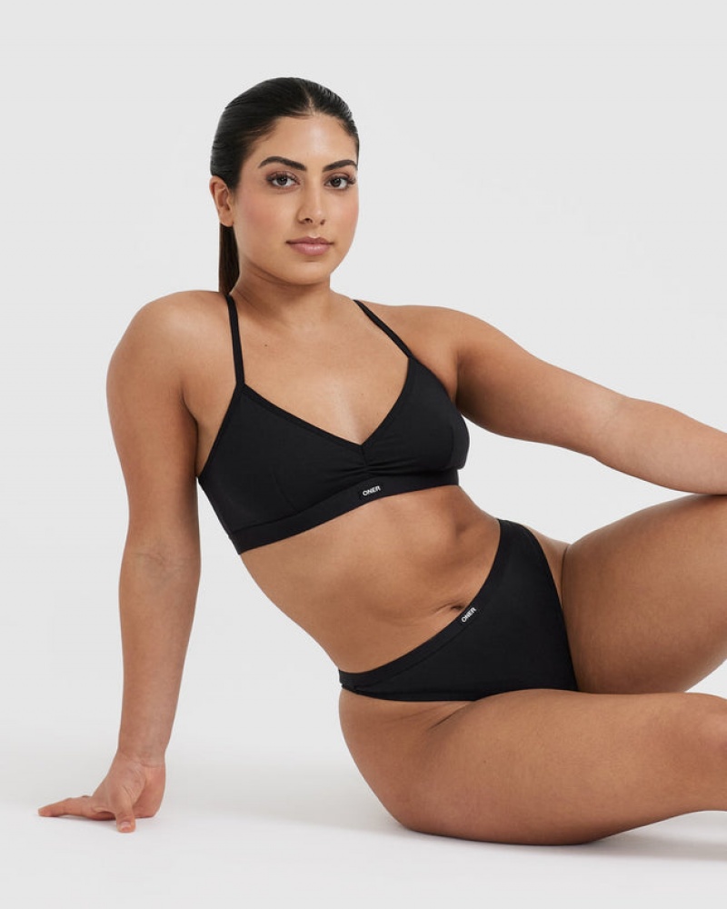 Oner Active Soft Classic Bralette Undertøj Sort | 846-KHXFIA