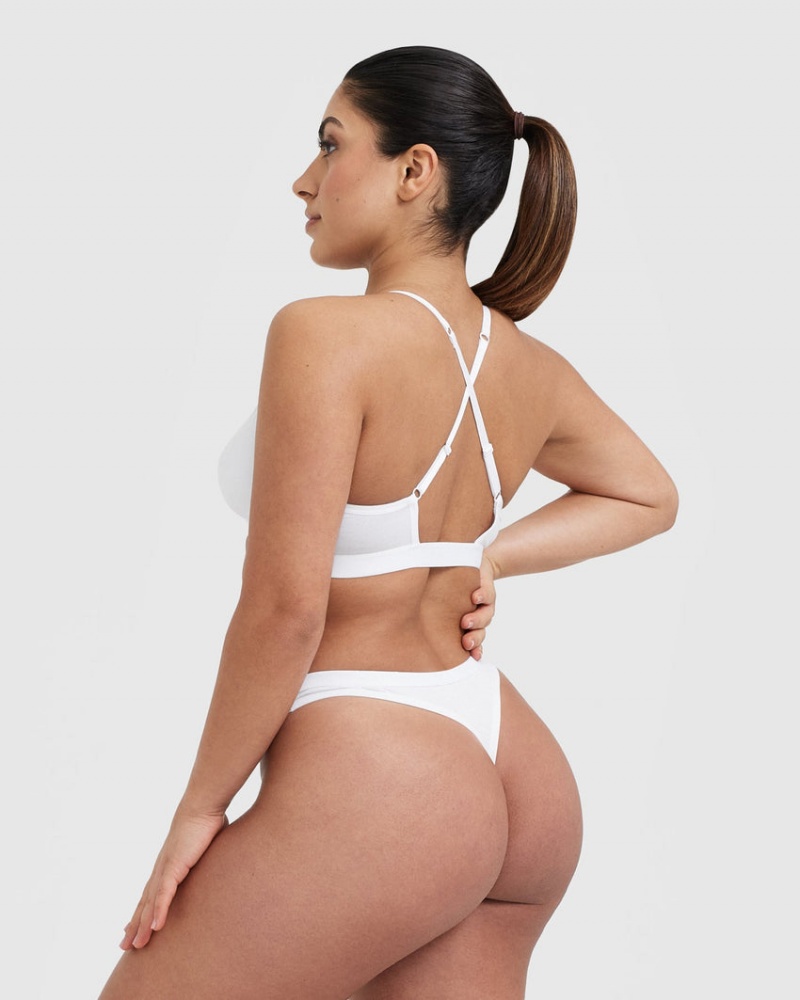 Oner Active Soft Classic Thong Undertøj Hvide | 097-ERBHNG