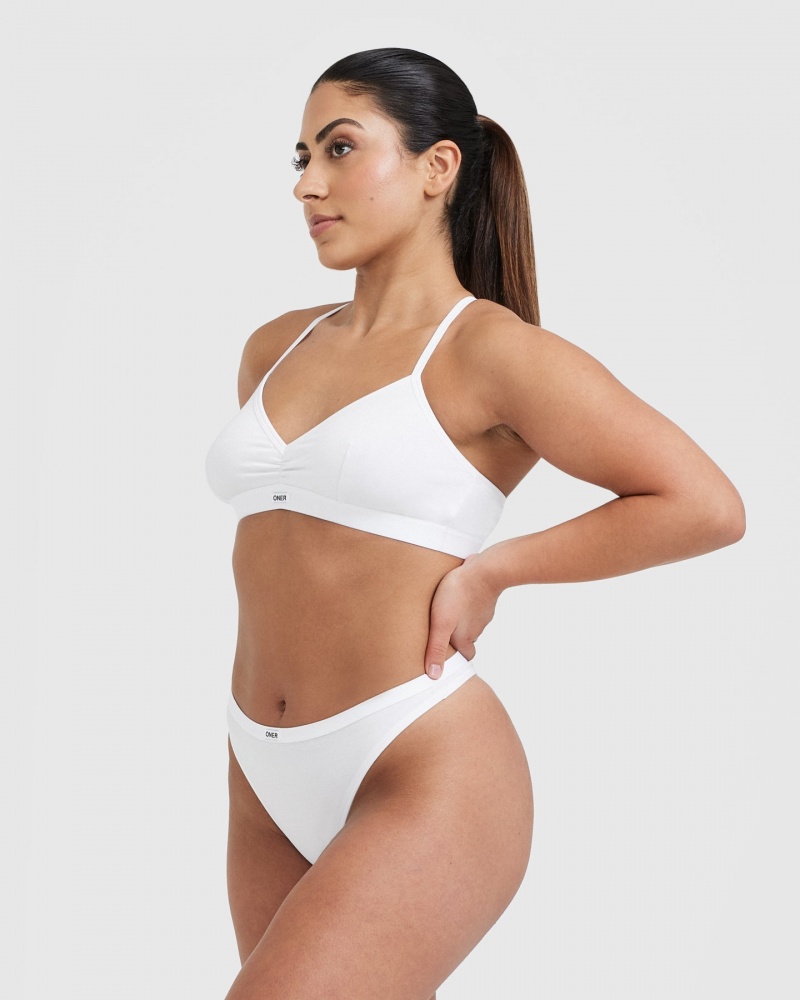 Oner Active Soft Classic Thong Undertøj Hvide | 097-ERBHNG