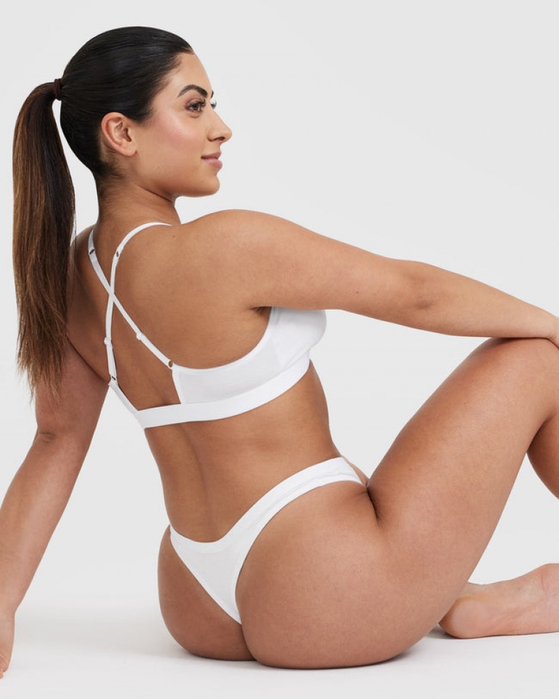 Oner Active Soft Classic Thong Undertøj Hvide | 097-ERBHNG