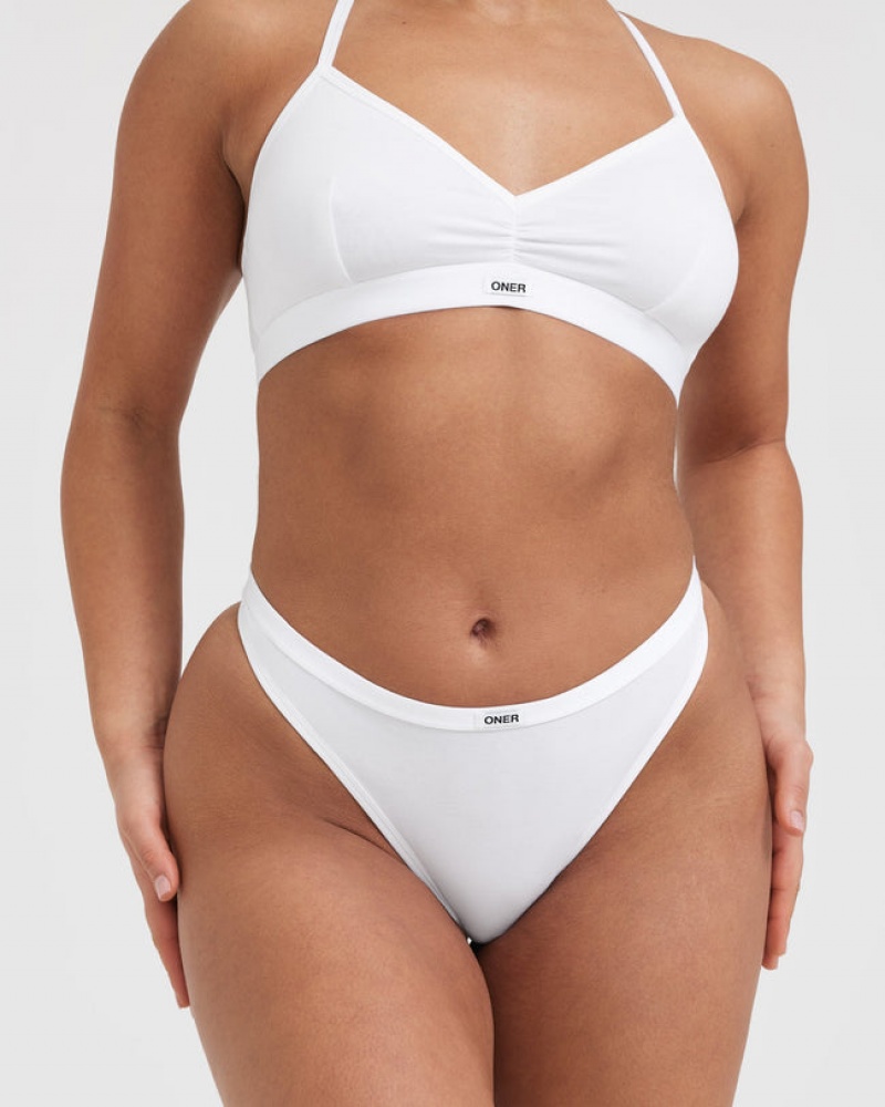 Oner Active Soft Classic Thong Undertøj Hvide | 097-ERBHNG