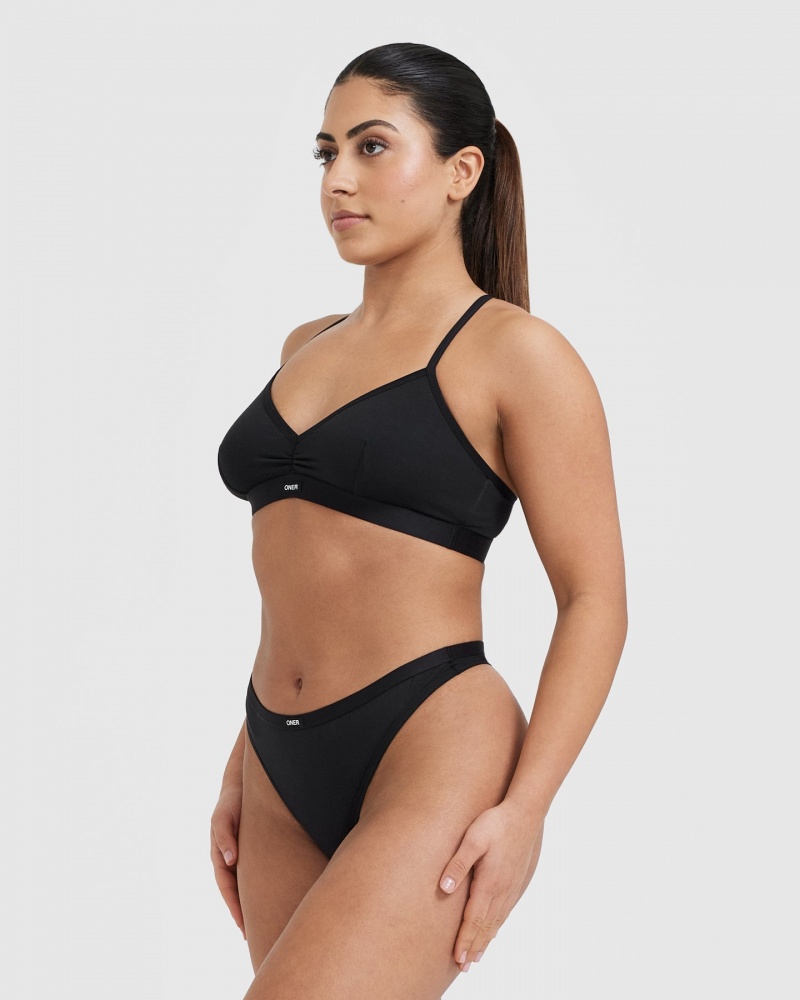 Oner Active Soft Classic Thong Undertøj Sort | 943-XCVQJM