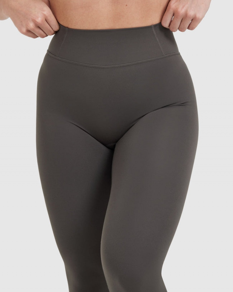 Oner Active Timeless High Waisted Leggings Dyb Grå Brune | 523-NPTWUF