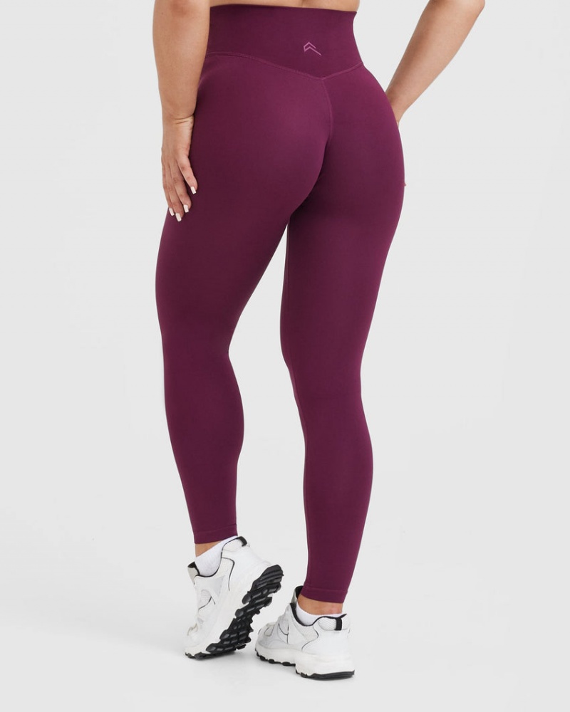 Oner Active Timeless High Waisted Leggings Lilla | 304-ZHCLVO