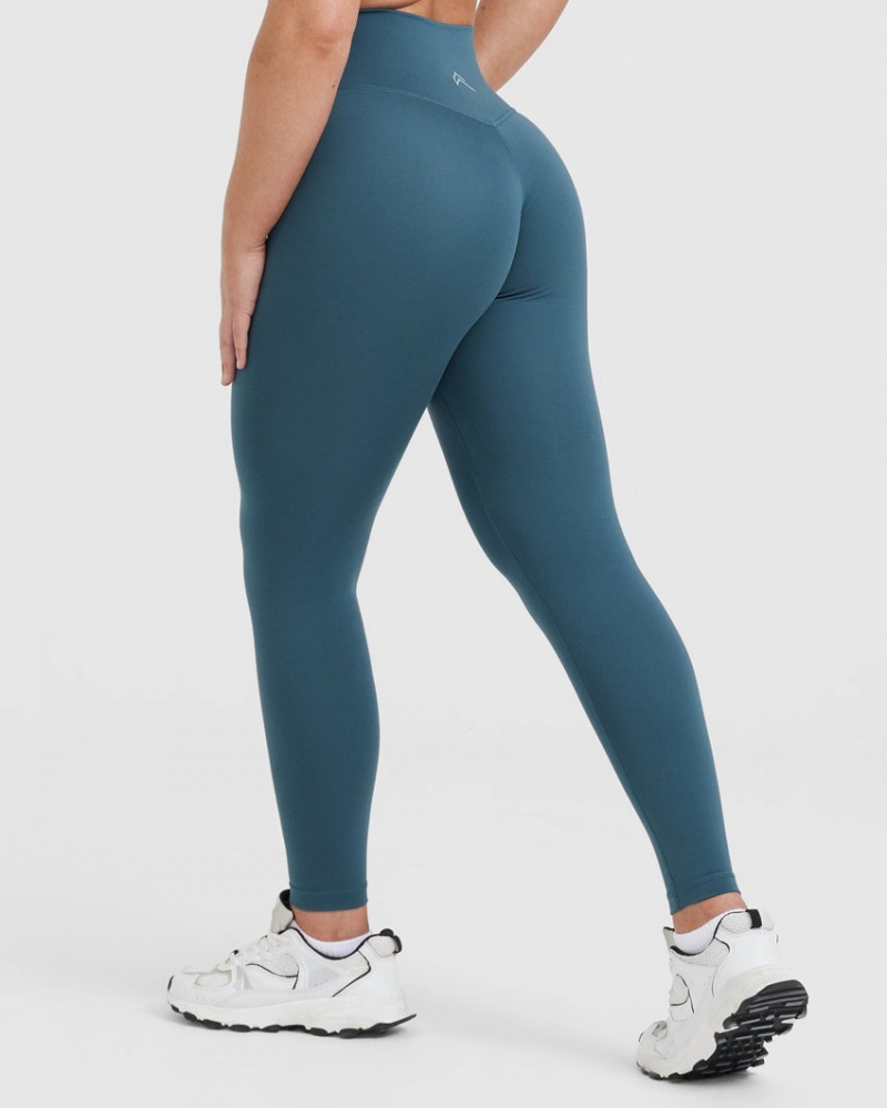 Oner Active Timeless High Waisted Leggings Blå | 324-ECHNIQ