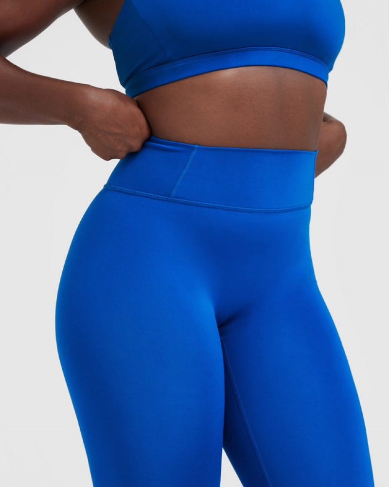 Oner Active Timeless High Waisted Leggings Dyb Blå | 936-IJCGYN