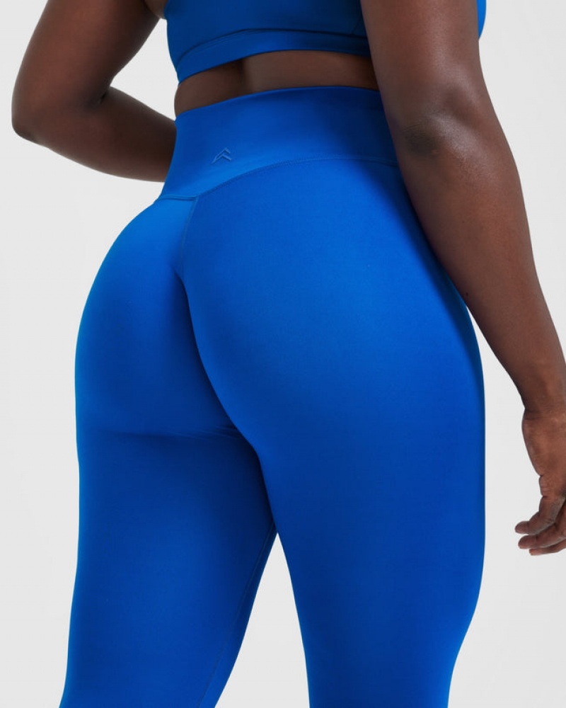 Oner Active Timeless High Waisted Leggings Dyb Blå | 936-IJCGYN