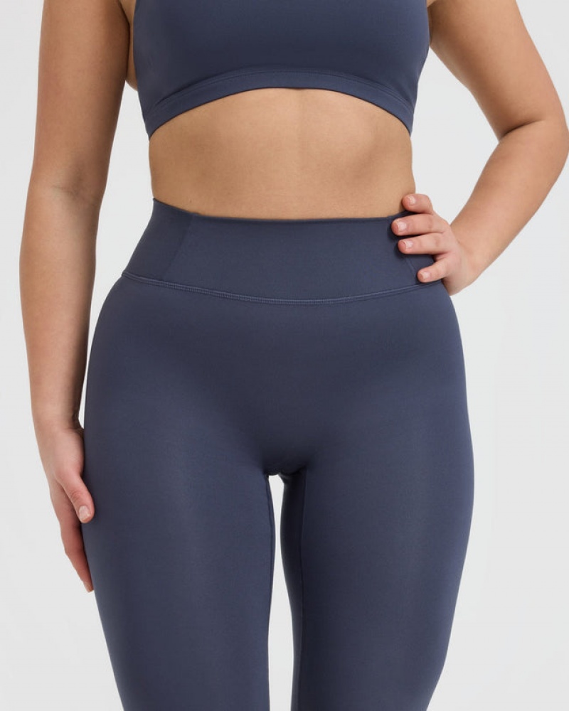 Oner Active Timeless High Waisted Leggings Blå | 351-JHXRBE