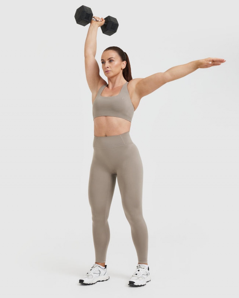 Oner Active Timeless High Waisted Leggings Grå | 378-OVFDRG