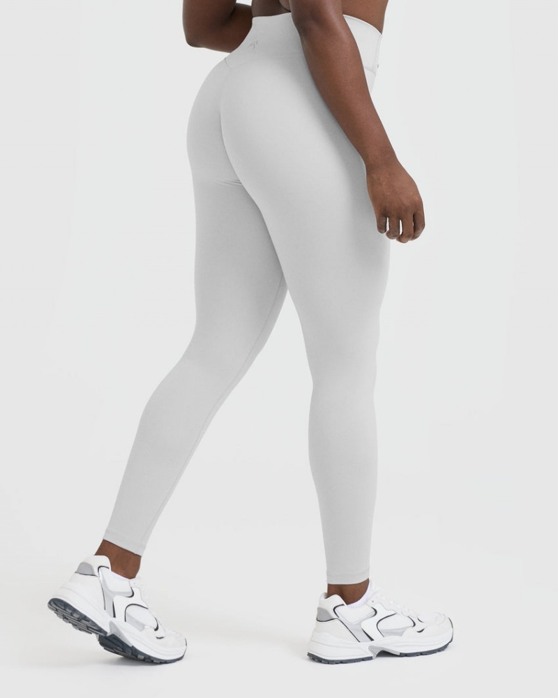 Oner Active Timeless High Waisted Leggings Lysegrå | 572-LQZHMA