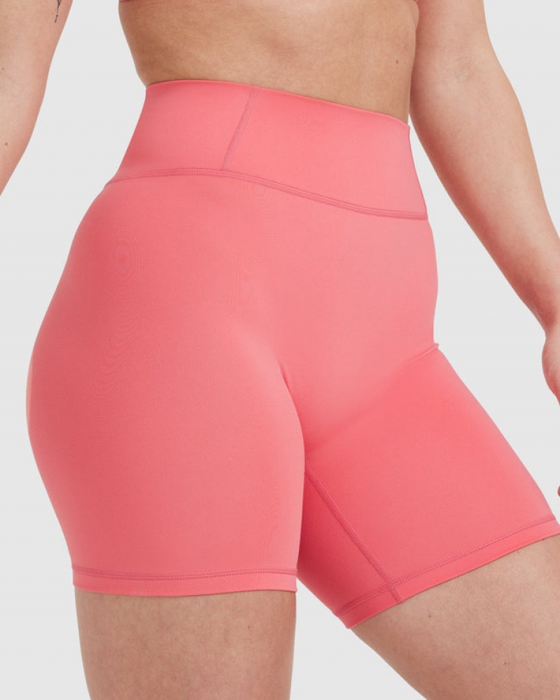 Oner Active Timeless High Waisted Shorts Lyserød | 348-OEJUNZ