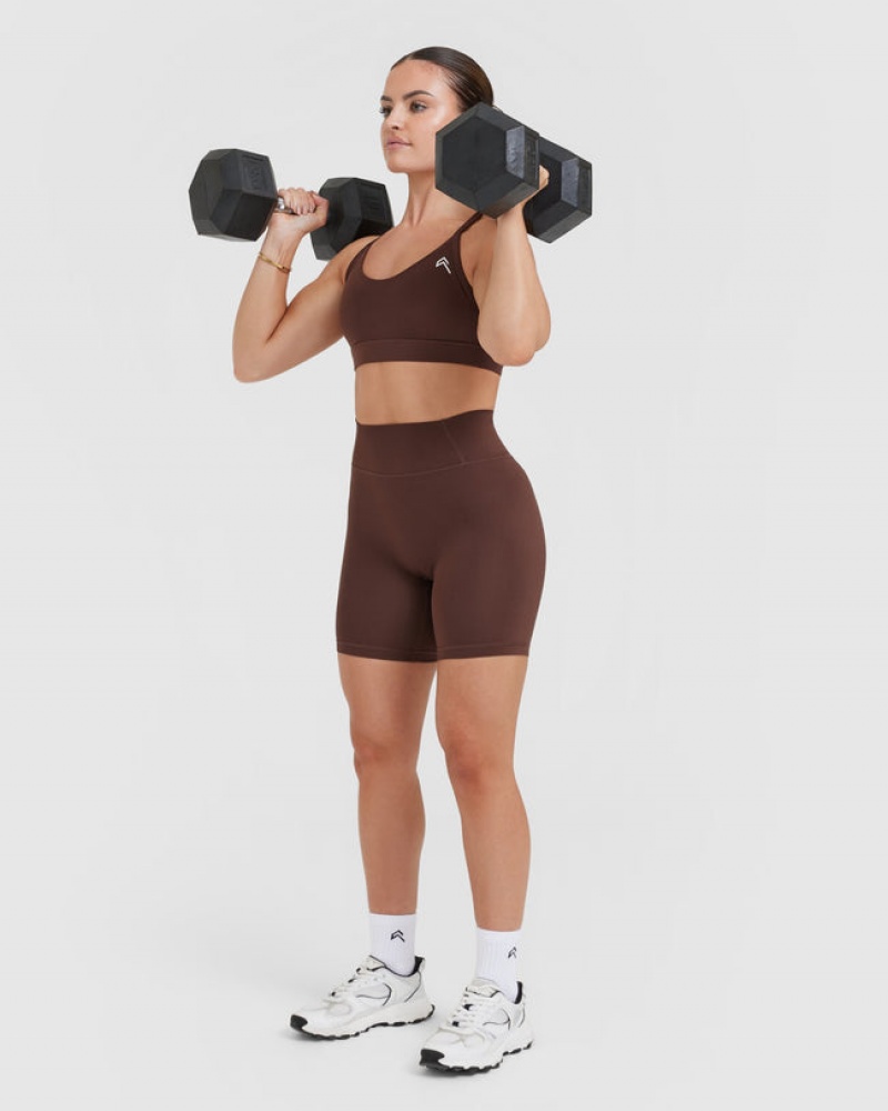 Oner Active Timeless High Waisted Shorts Grå | 856-UVGDJL