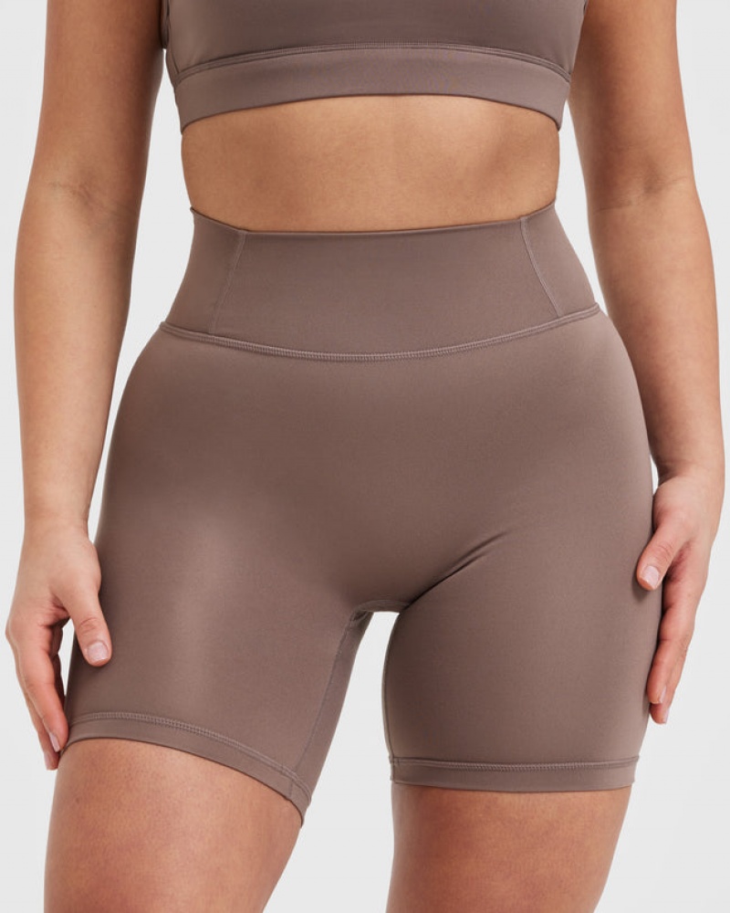 Oner Active Timeless High Waisted Shorts Brune | 708-BVALTF