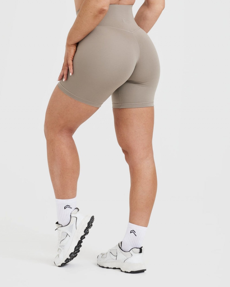 Oner Active Timeless High Waisted Shorts Grå | 356-AYRJUS