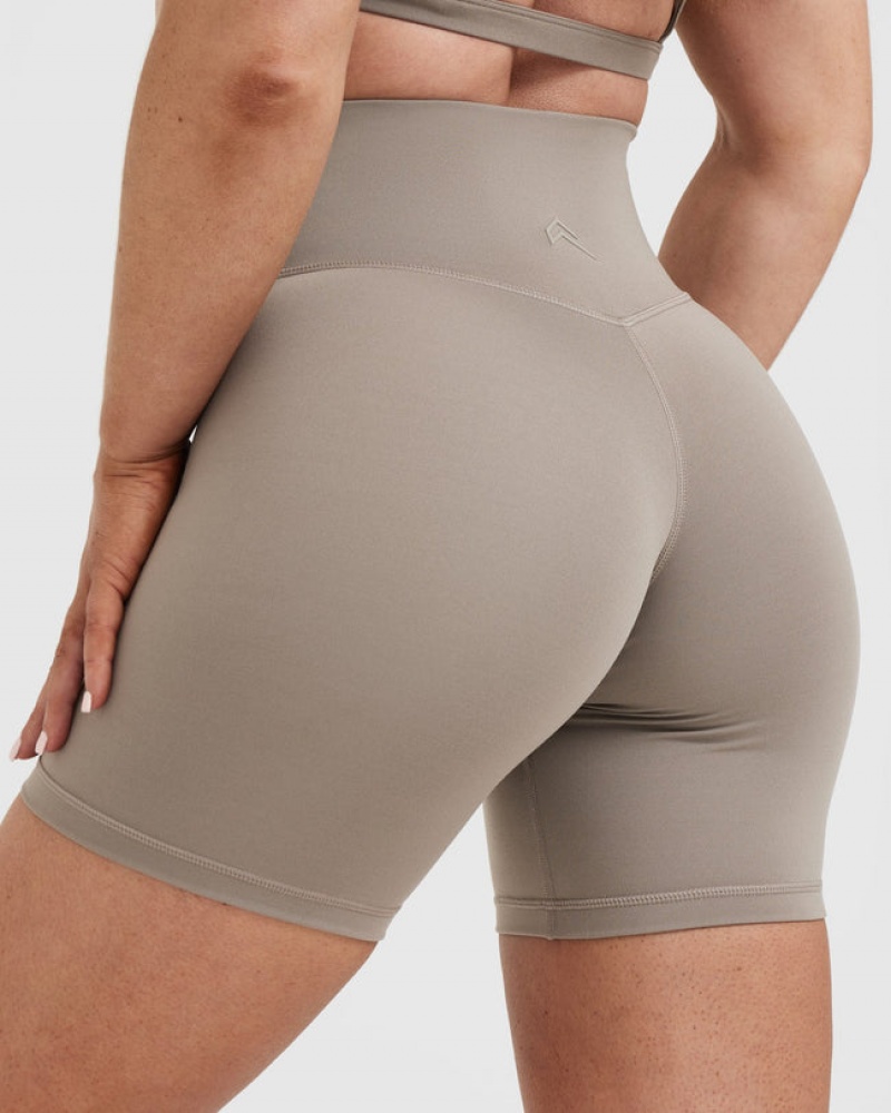 Oner Active Timeless High Waisted Shorts Grå | 356-AYRJUS