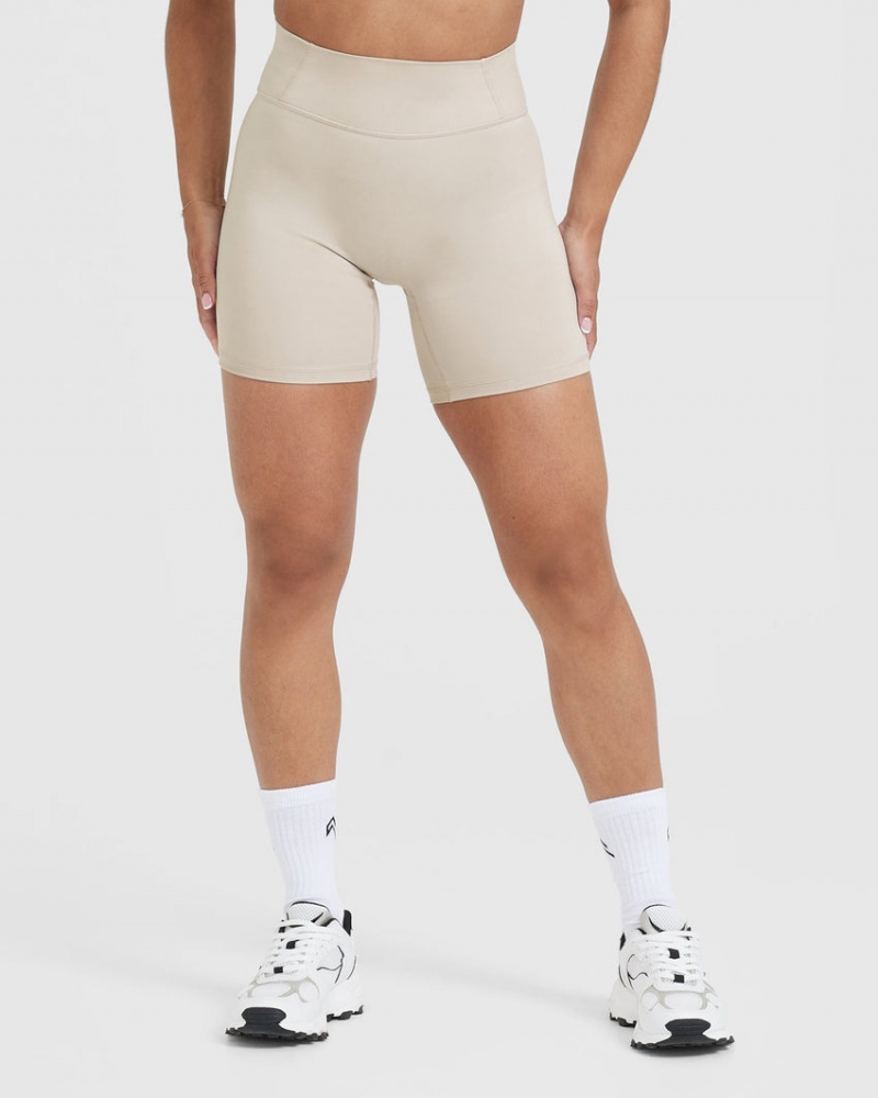 Oner Active Timeless High Waisted Shorts Brune | 716-QMPEXB