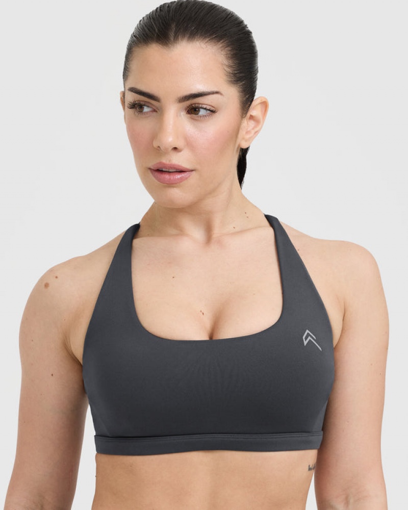 Oner Active Timeless Square Neck Sports Bras Sort | 167-RGPOAJ