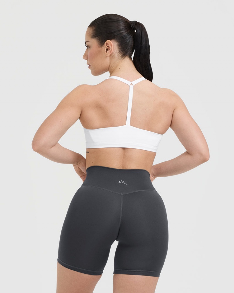 Oner Active Timeless Square Neck Sports Bras Hvide | 106-FTWPHO