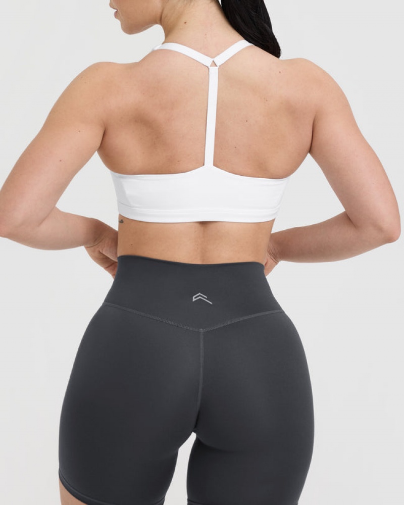 Oner Active Timeless Square Neck Sports Bras Hvide | 106-FTWPHO