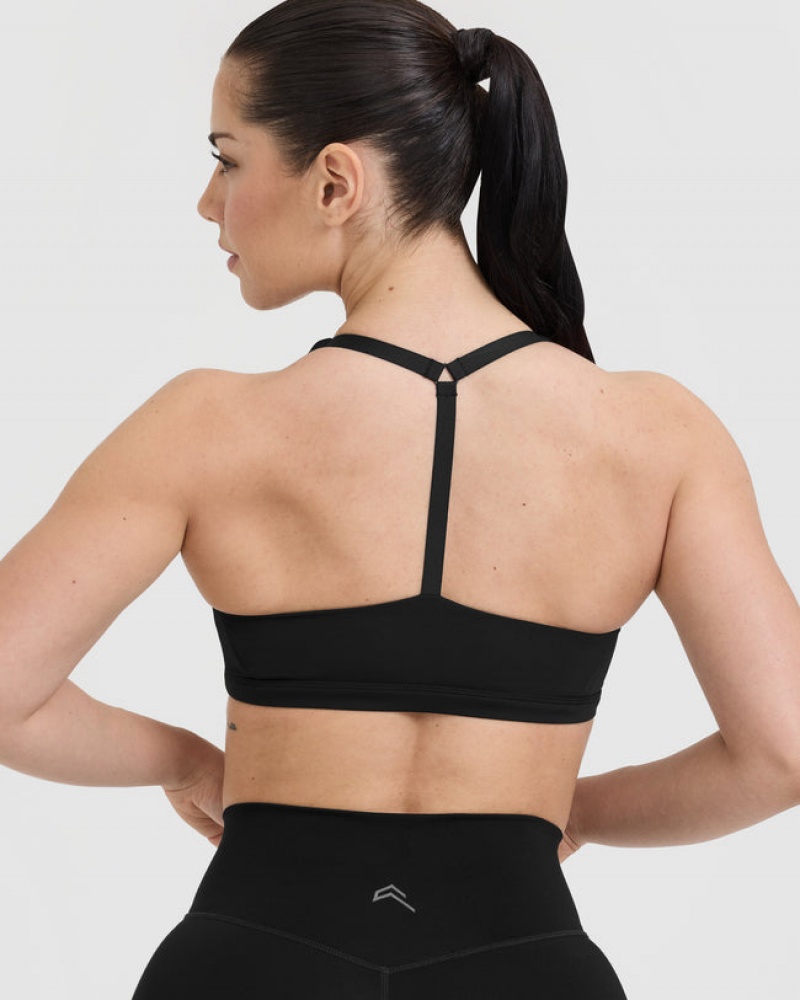 Oner Active Timeless Square Neck Sports Bras Sort | 306-KCSWUV